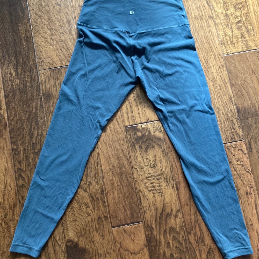 dusty grey/blue align lululemon leggings